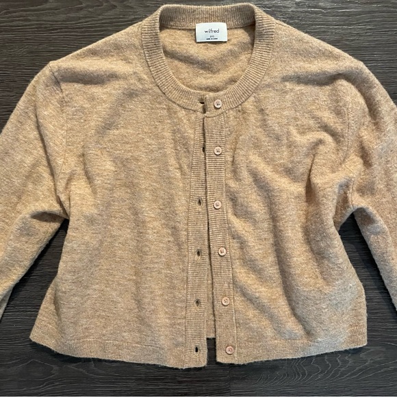 Aritzia Tan Cardigan Sweater - Picture 6 of 12